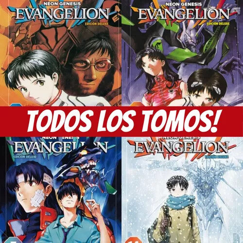 Evangelion Neon Genesis Deluxe, 1 al 14. COMPLETO. Manga en ESPAÑOL. Spanish