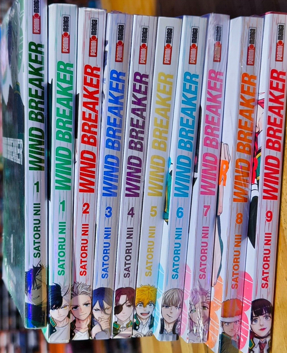 Wind Breaker en Espanol. Completo, 1 al 15. Satoru Nii. Nuevos. Panini