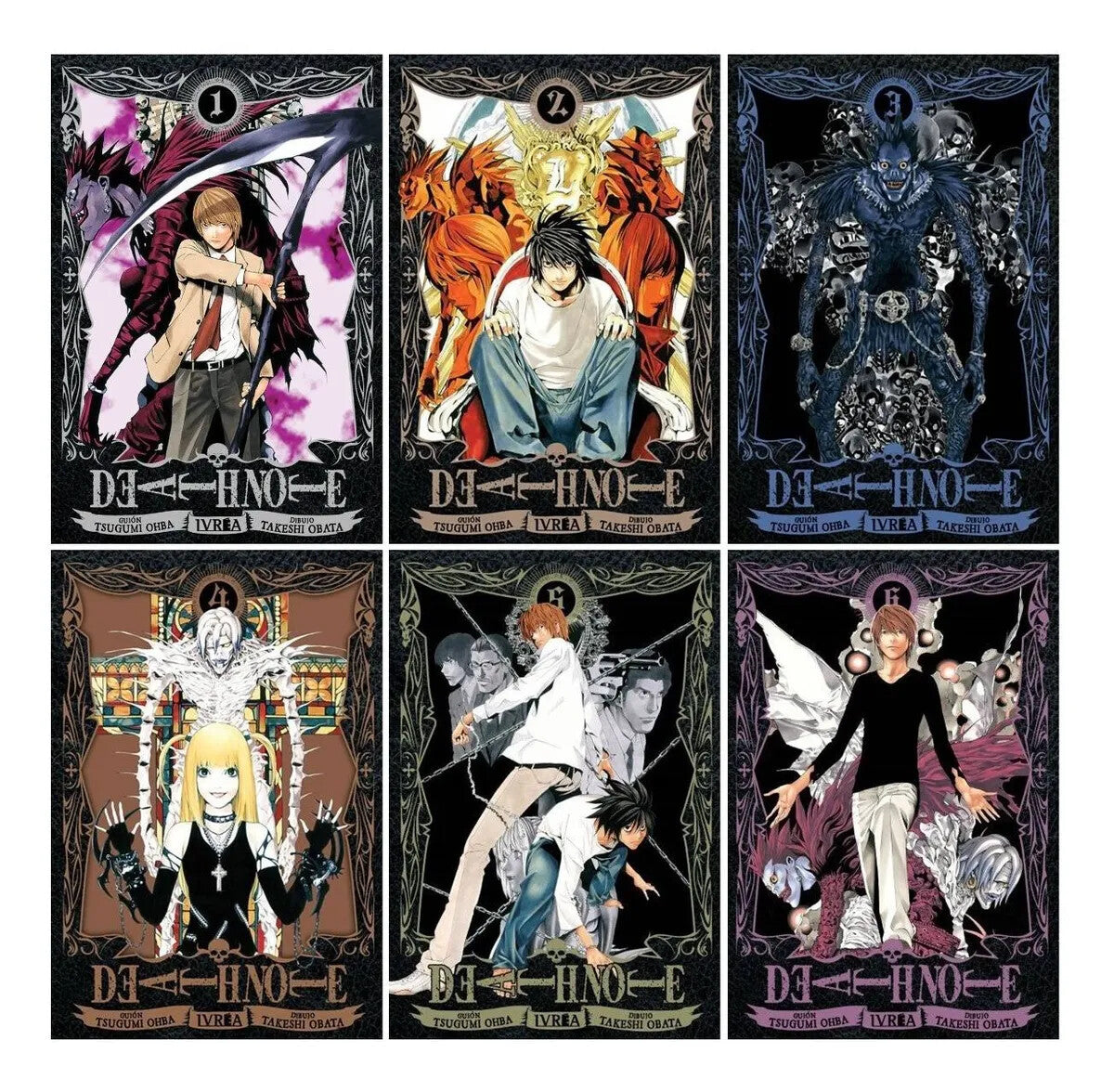 Death Note en Español, Completo. 1 a 13 + Caja + short storie.  Manga en ESPAÑOL