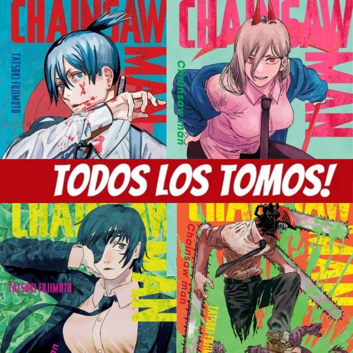 Chainsaw Man en Espanol. 1 al 7. Manga ESPAÑOL. SPANISH. Chainsawman