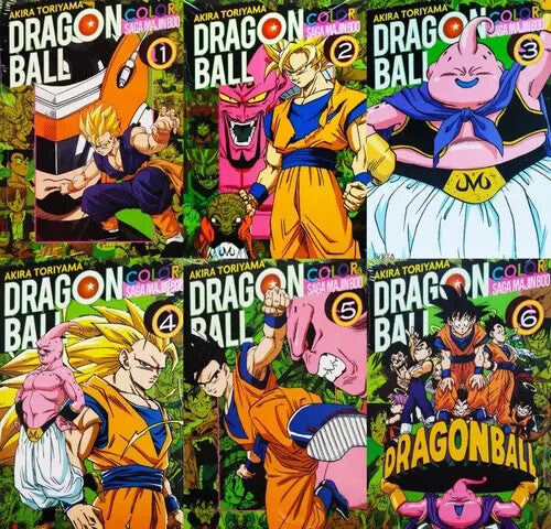 Dragon Ball Color Majin Boo Completo, 6 tomos, Manga en español. Spanish