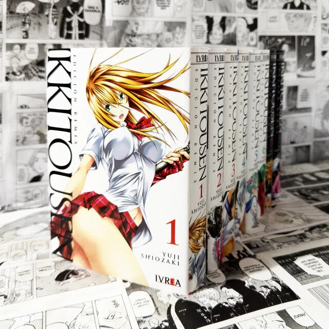 Ikkitousen Remix, Completo, Espanol. Ivrea, Nuevos. 1 al 8. Manga en espanol