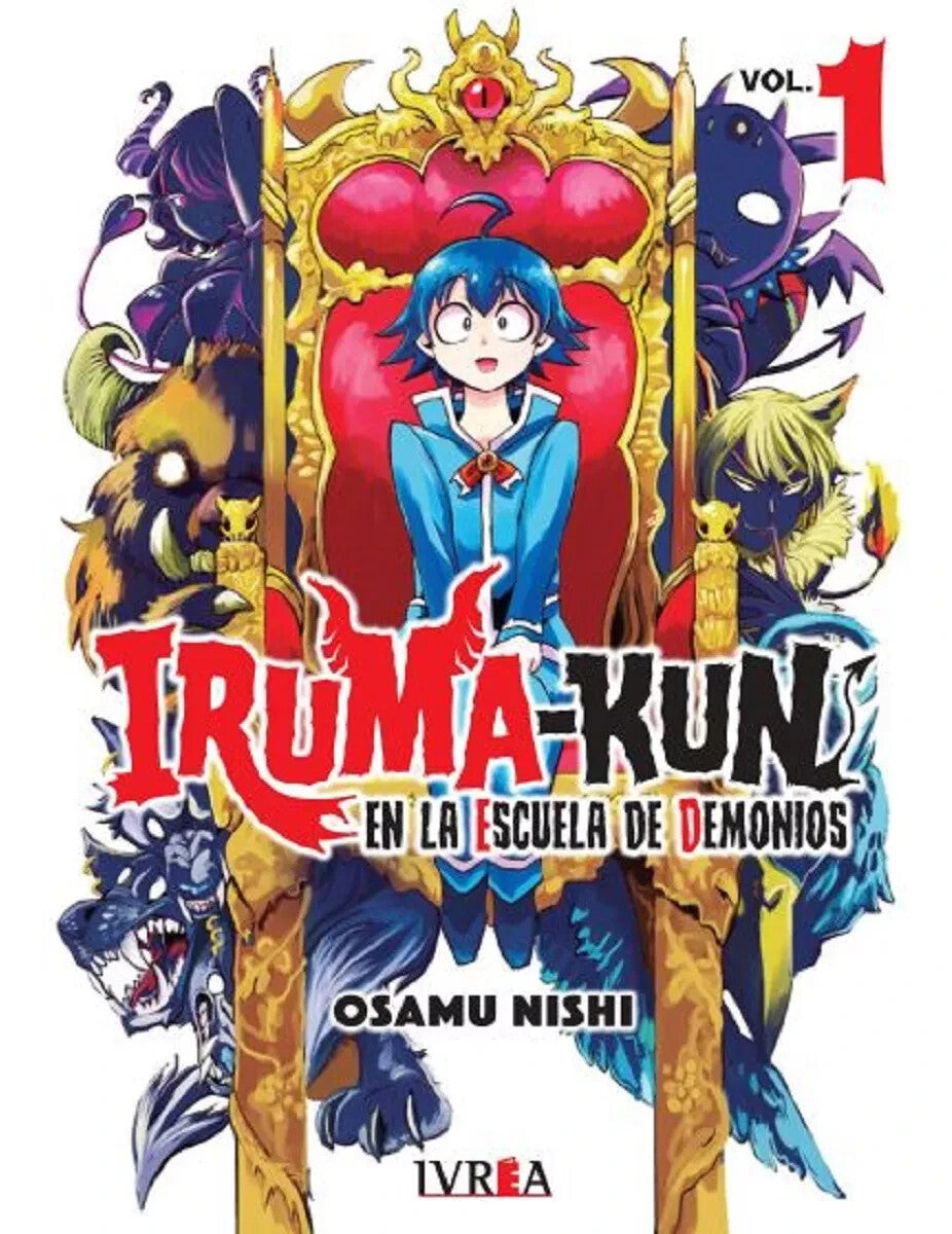 Iruma-kun En La Escuela De Demonios, Manga, Ivrea, 1 al 15, Osamu Nishi, Spanish