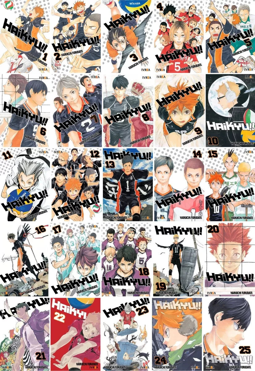 Haikyu. 1 al 44. Manga. IVREA. NUEVOS. ESPAÑOL. SPANISH. Manga. Original