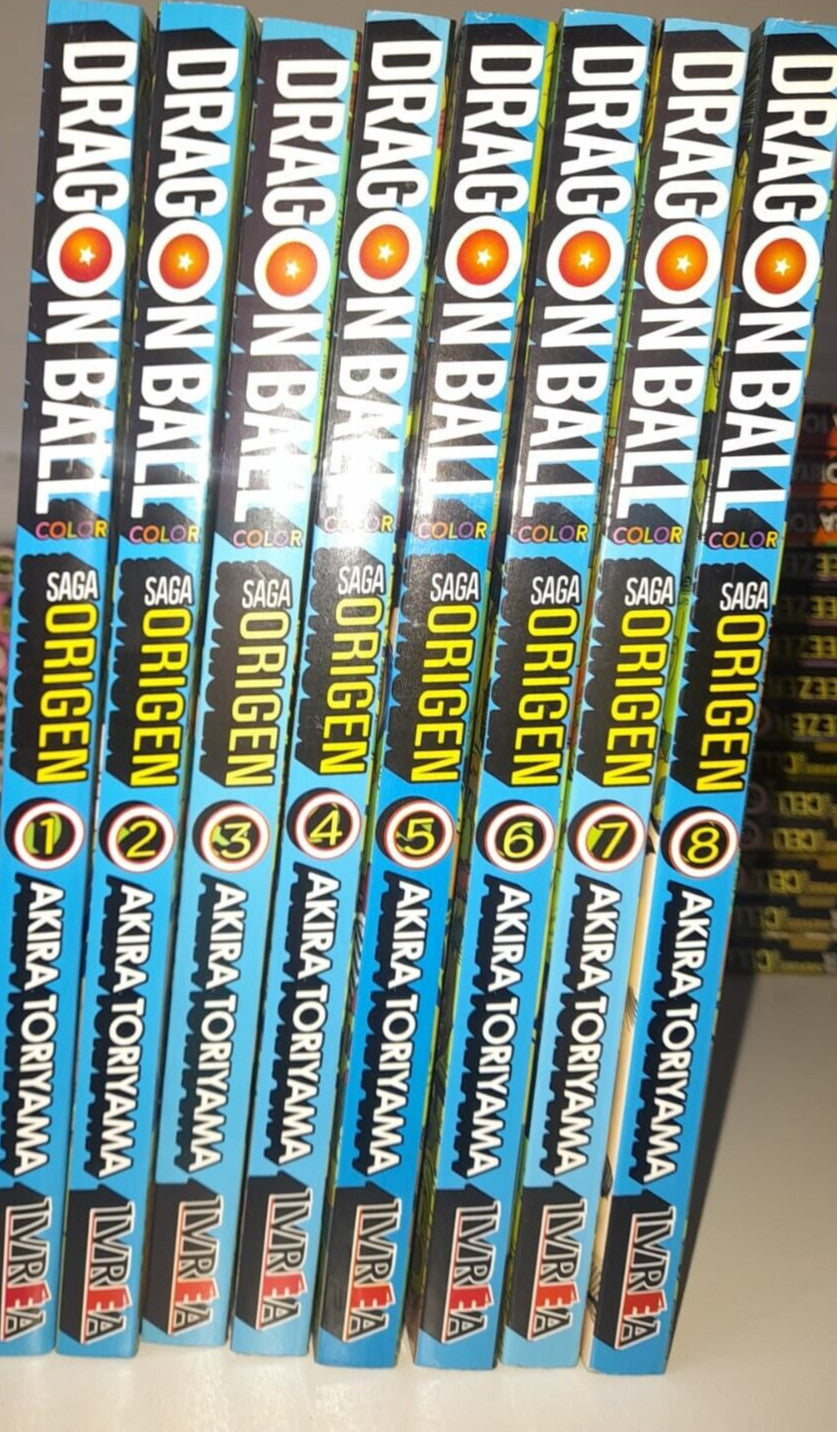 Dragon Ball Color Saga Origen Completo, 8 tomos, Manga en español. Spanish