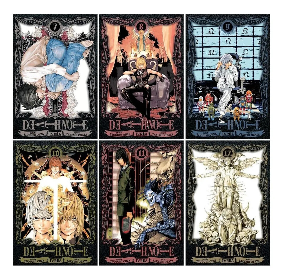 Death Note en Español, Completo. 1 a 13 + Caja + short storie.  Manga en ESPAÑOL