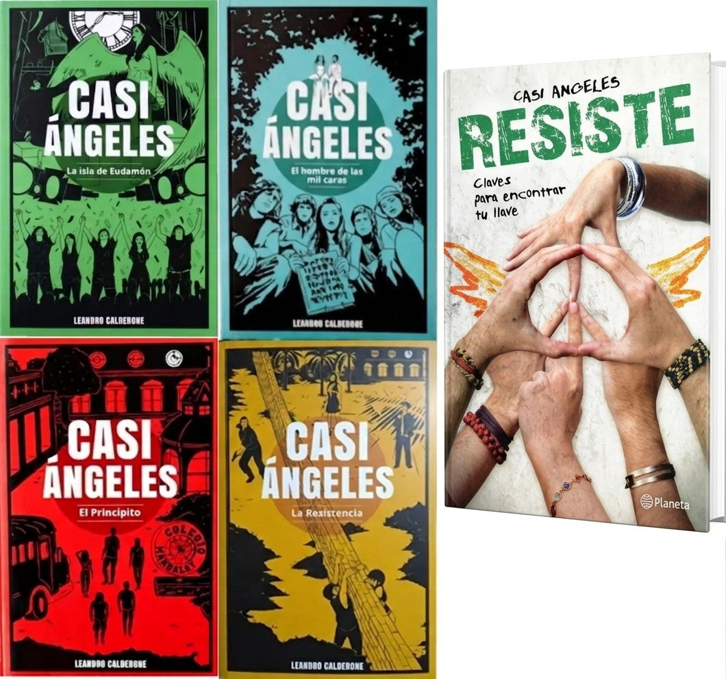 Pack Casi Angeles + Libro Resiste. Leandro Cantore. Incluye 5 Libros, Nuevos