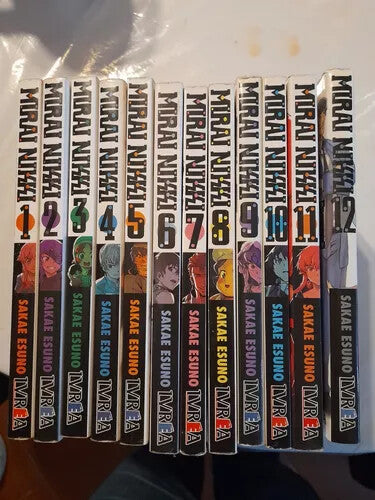 Mirai Nikki Manga. Completo. 1 al 12. Ivrea. Manga en ESPAÑOL. Spanish