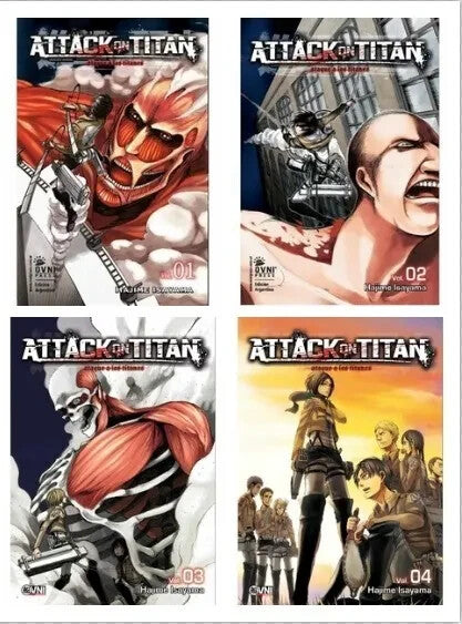 Ataque a los Titanes  COMPLETISIMO. 55 libros. Manga en ESPAÑOL