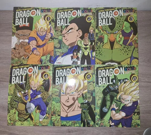 Dragon Ball Color Cell Androides Completo, 6 tomos, Manga en español. Spanish