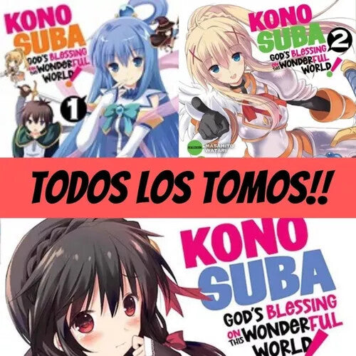 KonoSuba en Español. 1 al 10. (edicion 2 en 1). Manga en ESPAÑOL