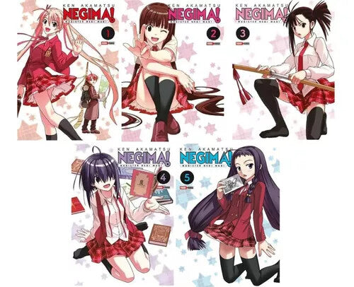 Negima! en español. 1 al 19. Nuevos. Originales. Panini. Manga en ESPAÑOL