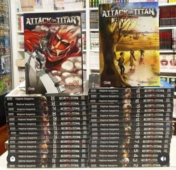 Ataque de los Titanes - Completo.  1 a 34.  Manga en ESPAÑOL. Attack on Titan