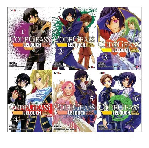 Code Geass Lelouch, el de la Rebelion, Completo, 8 tomos. ESPAÑOL. Nuevos