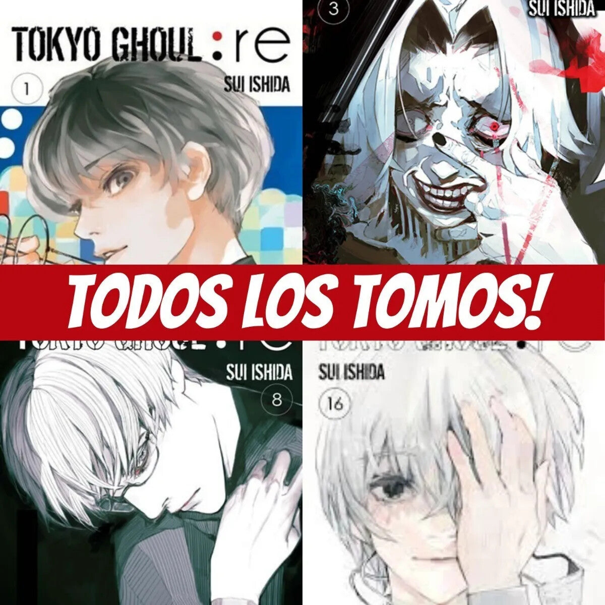Tokyo Ghoul Re, COMPLETO, 1 al 16 Spanish, Manga en Español, Nuevos, Ivrea