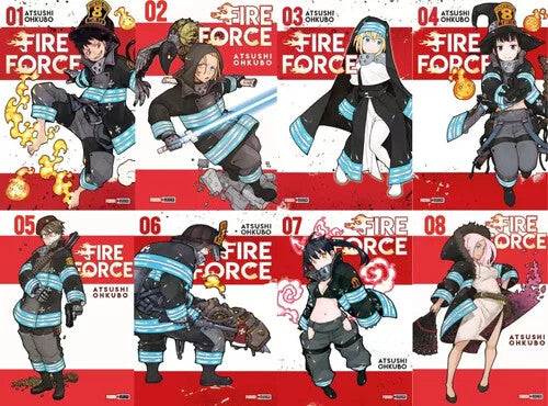 Fire Force en Espanol. Completo. 1 al 33. Manga en ESPAÑOL. SPANISH. Panini