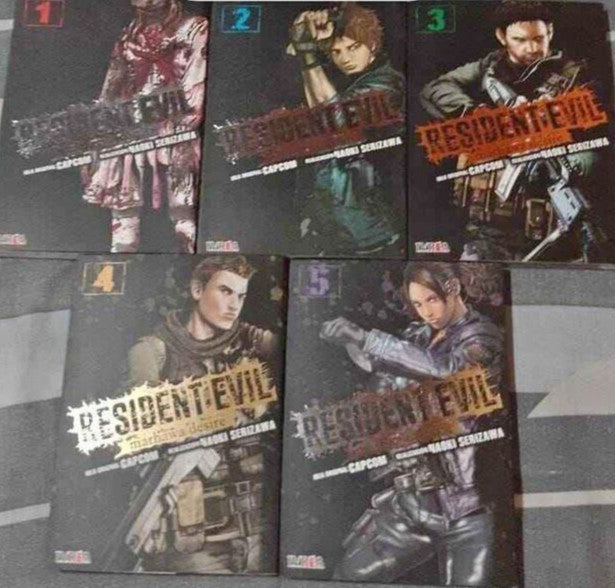 RESIDENT EVIL MANGAS MARHAWA DESIRE en Espanol, completo 5 tomos