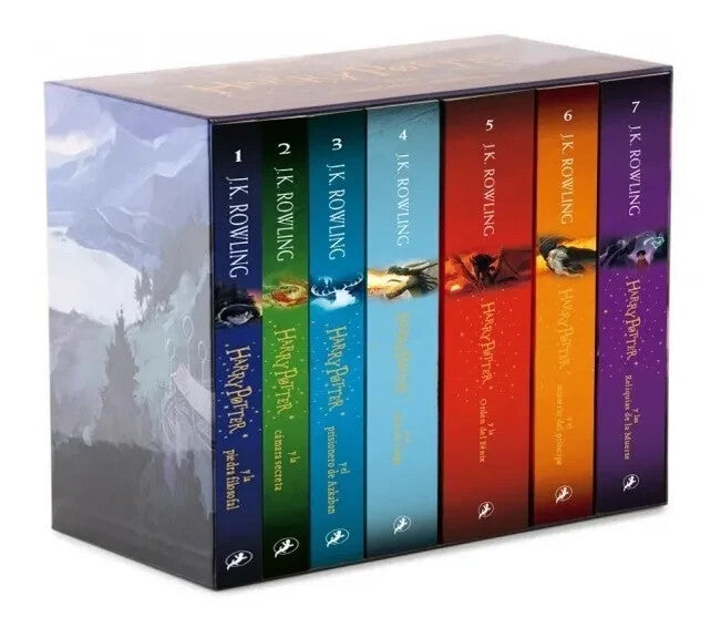 Saga Completa Harry Potter (7 Libros) - J. K. Rowling. Spanish. Español. MEDIANO