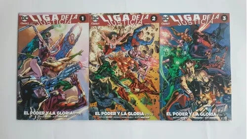 LIGA DE LAS JUSTICIA, COMPLETO. 15 LIBROS. Como Nuevo