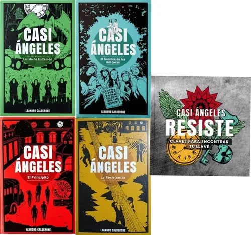 Pack Casi Angeles + Libro Resiste. Leandro Cantore. Incluye 5 Libros, Nuevos