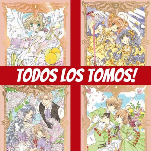 Cardcaptor Sakura Clamp Deluxe en Español, Coleccion. 1 al 9.  Manga en ESPAÑOL