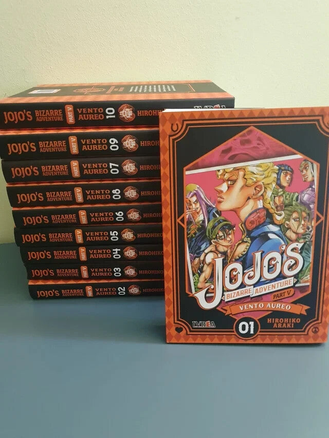 JOJO'S BIZARRE ADVENTURE. Spanish PARTE V: VENTO AUREO (SERIE COMPLETA-10 TOMOS)