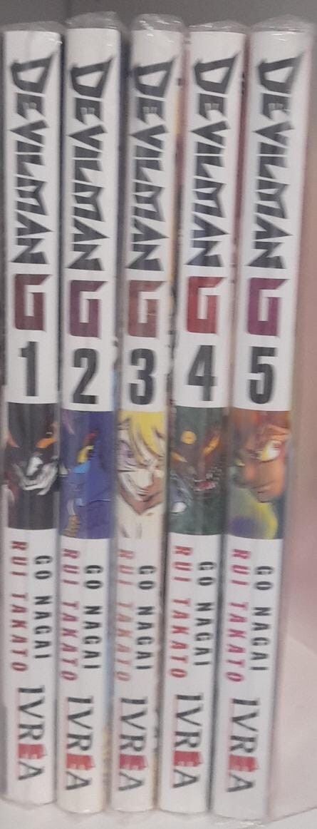 Devilman G en Espanol. Completo. 1 al 5. Ivrea. Nagai Takato. Manga en Espanol