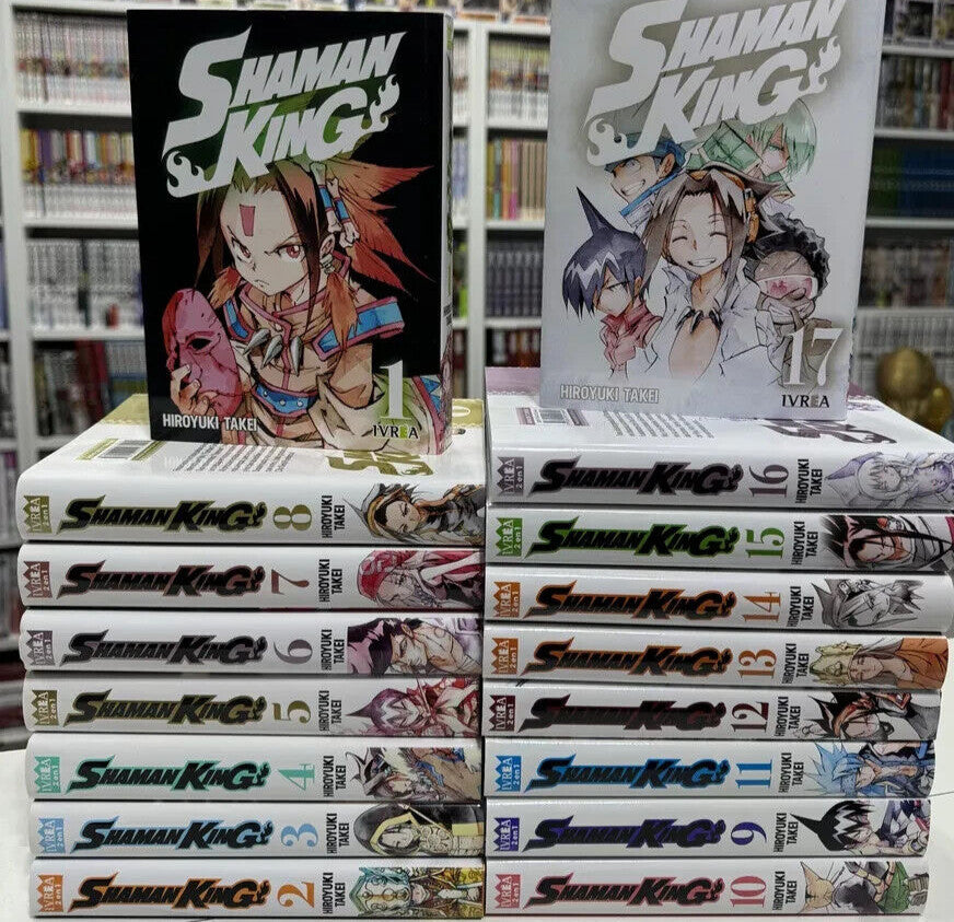 Shaman King Deluxe en Español, Completo. 1  Al 17. Manga en ESPAÑOL
