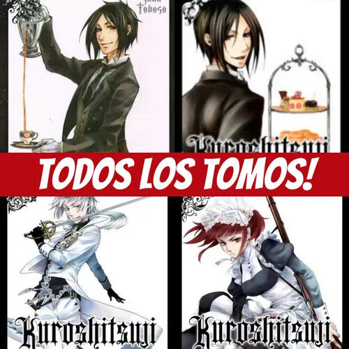 Kuroshitsuji en Espanol, Completo. 1 al 33.  Manga en ESPAÑOL. Nuevos