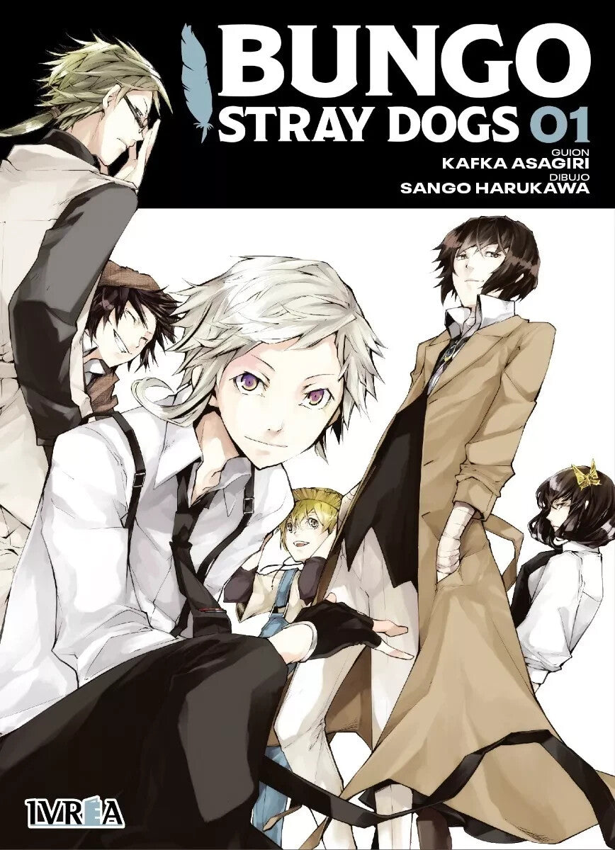 Bungo Stray Dogs en Espanol. Coleccion 1 al 13. Kafka Asagiri, Sango Harukawa