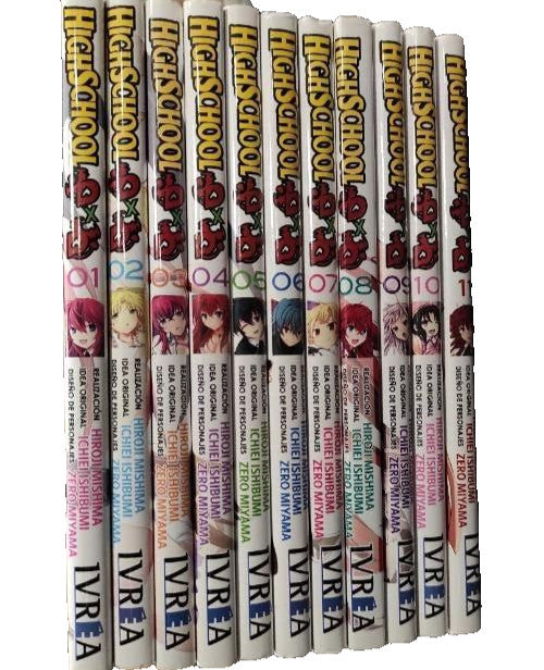 HighSchool Dxd en Español, Completo. 1 a 11.  Manga en ESPAÑOL. Hiroji Mishima