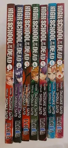 HighSchool of the Dead, Completo, en Español. 1 al 7.  Manga en ESPAÑOL