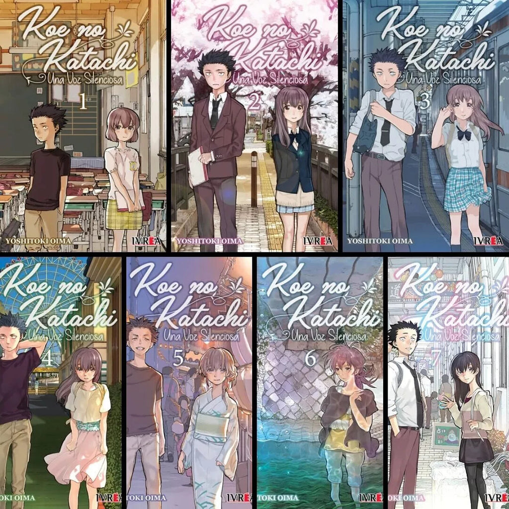 Koe no Katachi, una voz silenciosa. COMPLETO, 7 tomos, Manga en ESPAÑOL. Nuevos