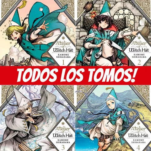 Atelier of Witch Hat en Español, Completo, 1 al 15, Coleccion, Manga en ESPAÑOL