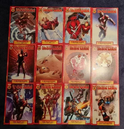 Colección completa "El invencible Iron Man", 12 tomos en excelente estado.