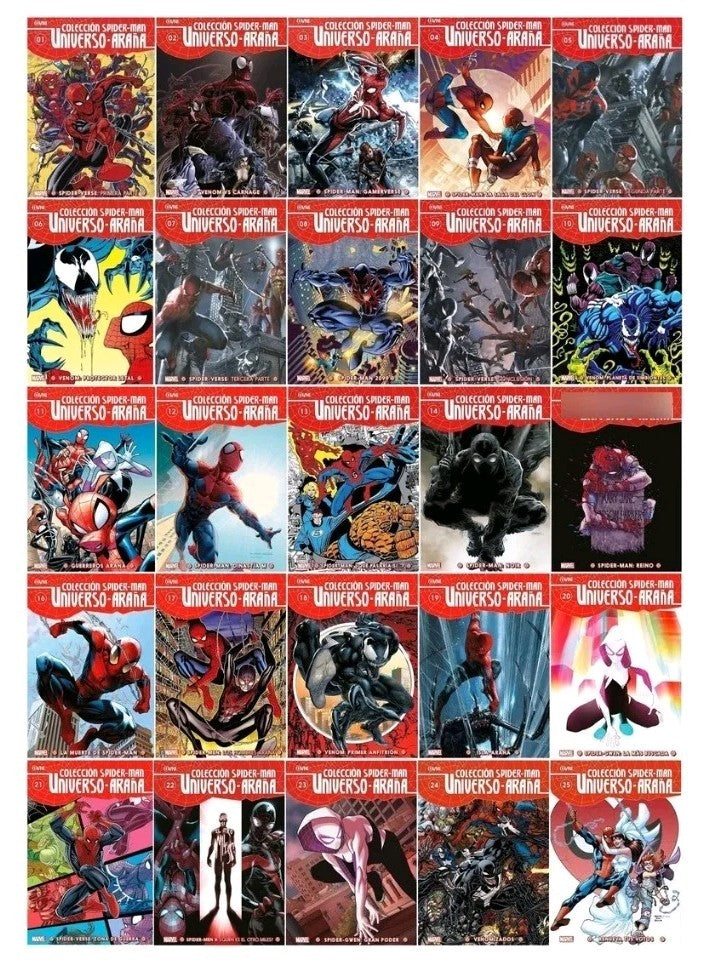 Universo Arana, Coleccion Spiderman Completa, 25 Tomos, Spanish