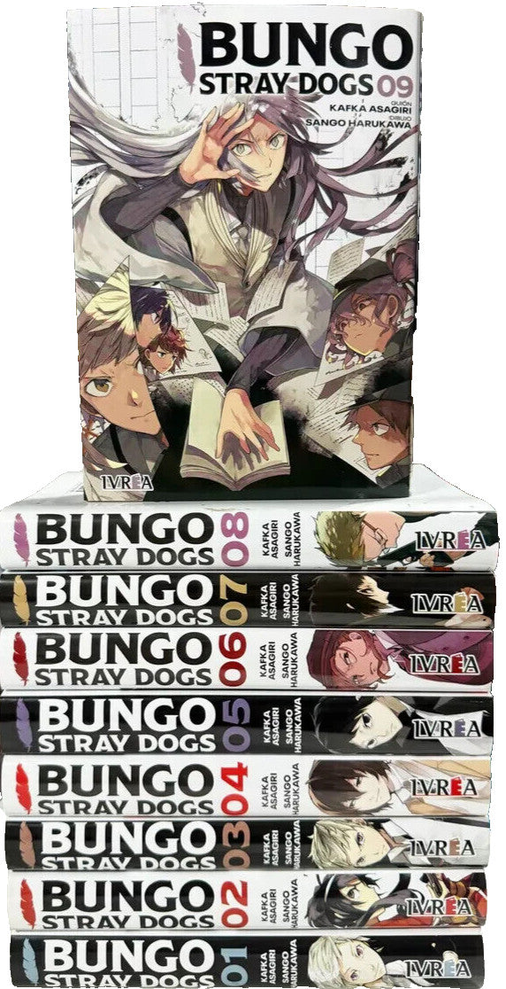 Bungo Stray Dogs en Espanol. Coleccion 1 al 13. Kafka Asagiri, Sango Harukawa