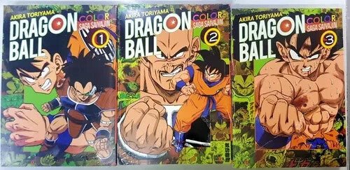 Dragon Ball Color Saga Saiyajin, Completo. 1 al 3, Manga en español