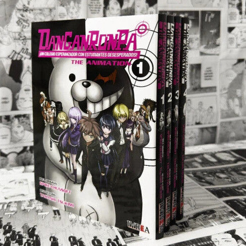 Manga en Espanol. Danganronpa The Animation 1 al 4  Serie Completa. Ivrea. Nuevo